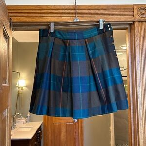 Tommy Hilfiger pleated tartan mini skirt